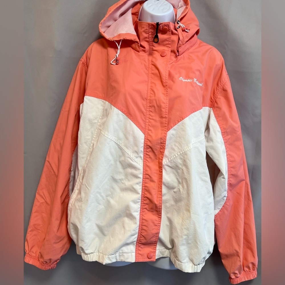 Beacon Point Sz XL Olympic National Park‎ Windbreaker Full Zip Jacket Women’s